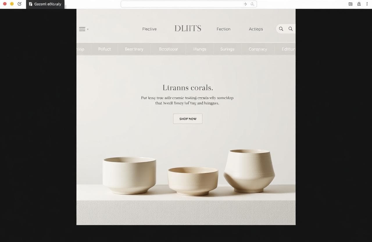 Home goods storefront example